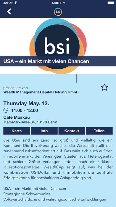 bsi Summit event details