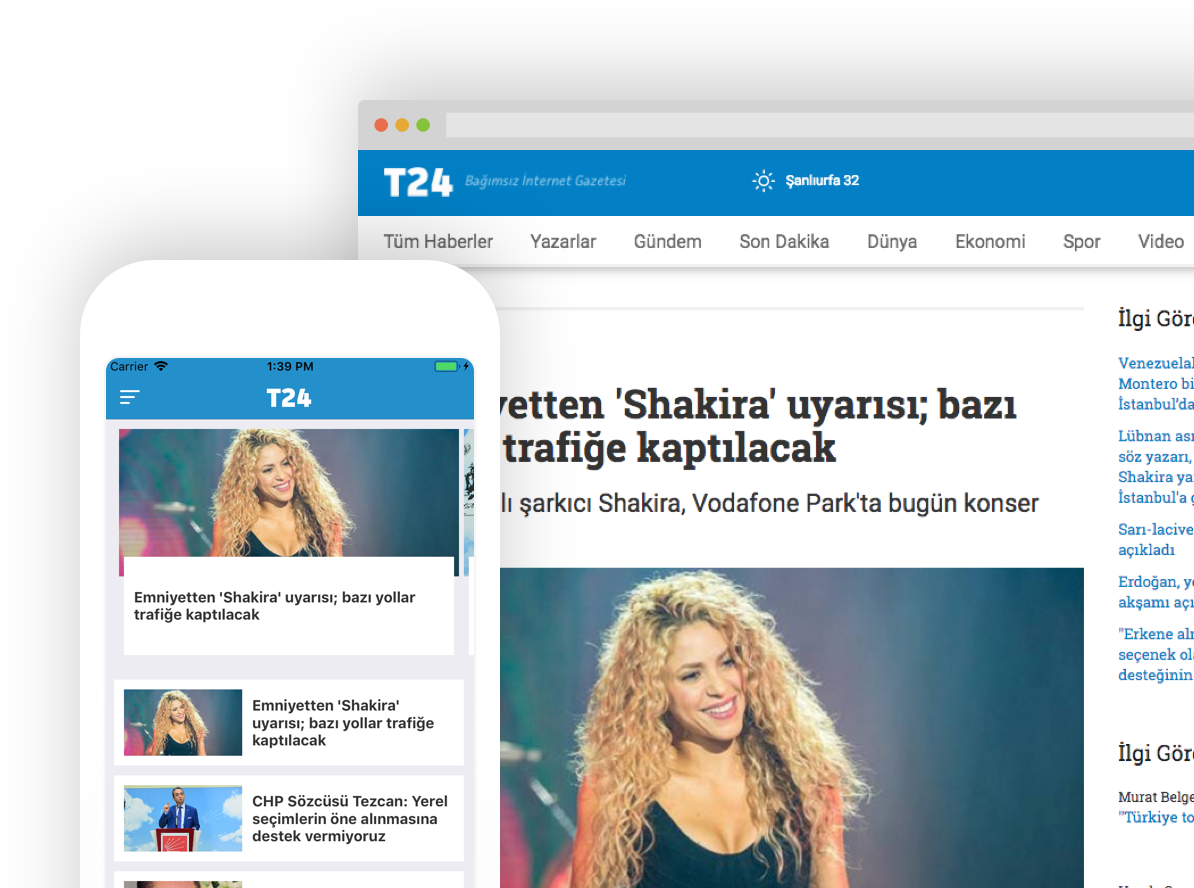 T24 website mobile mainpage